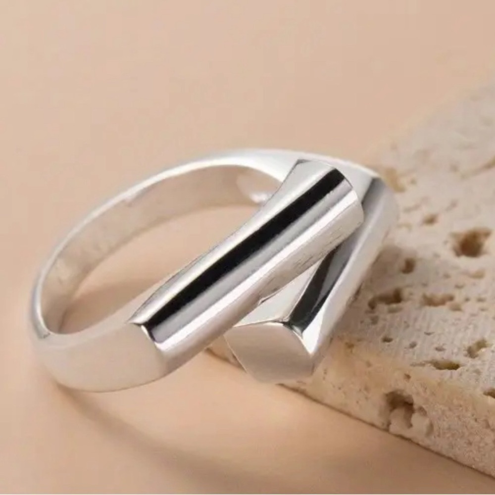 Silver Ring modern Ring adjustable New Stylish 🔥🔥
